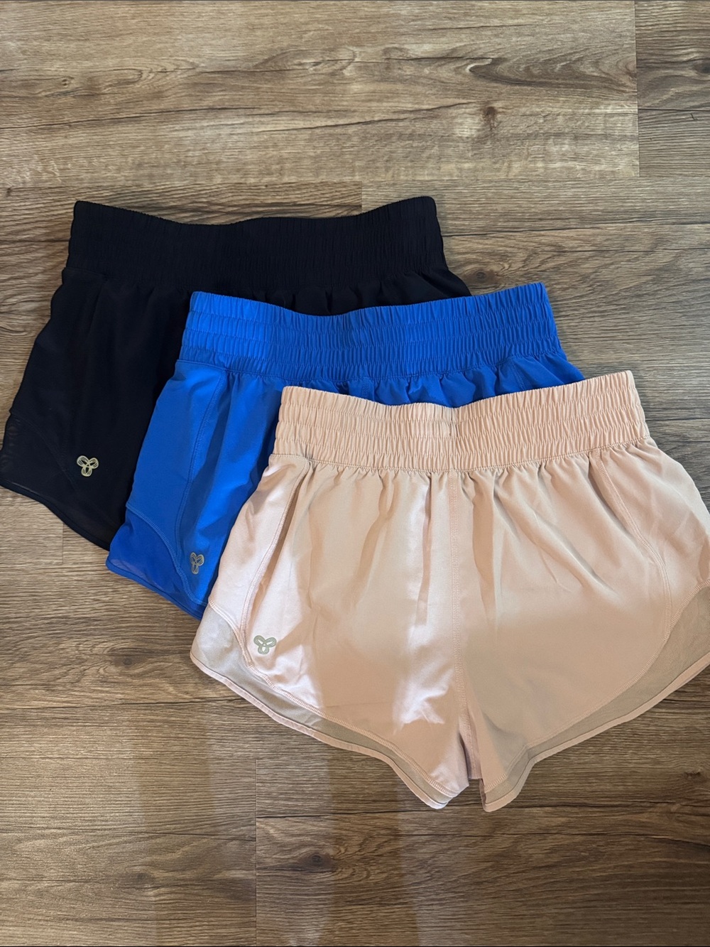 Aritzia Women's Athletic Shorts Set — Black, Royal Blue, Blush
